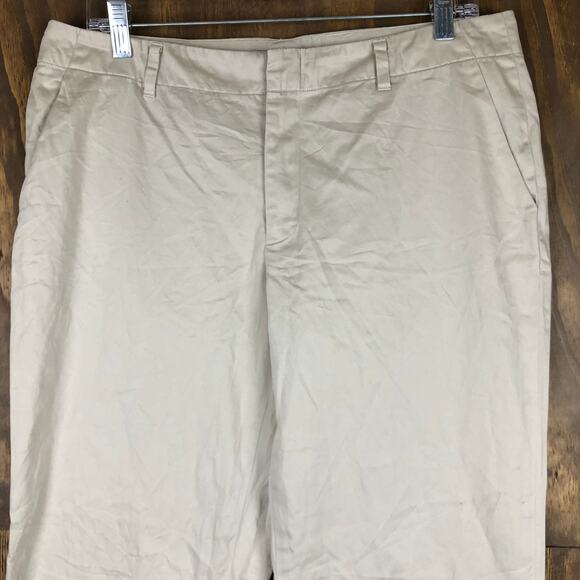 Banana Republic Womens Pants Tan Martin Fit Capris Cropped Stretch 12 - Picture 2 of 12